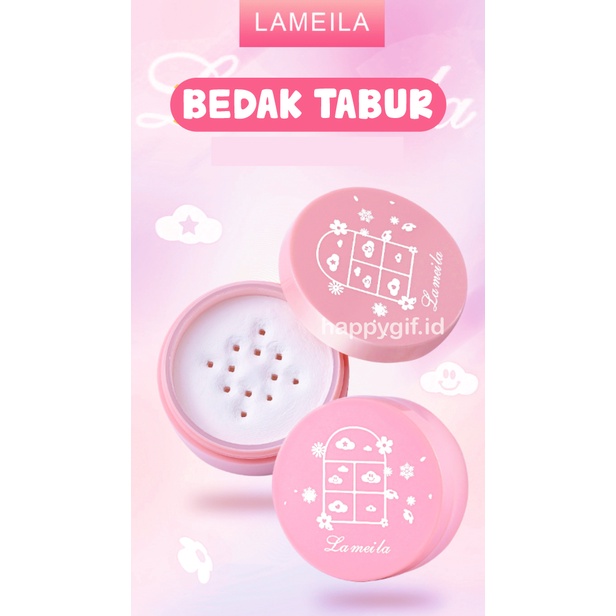 LAMEILA Powder Make Up Bedak Tabur  LA212 5206