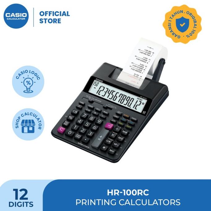 

Casio Printing Calculator HR-100RC Black