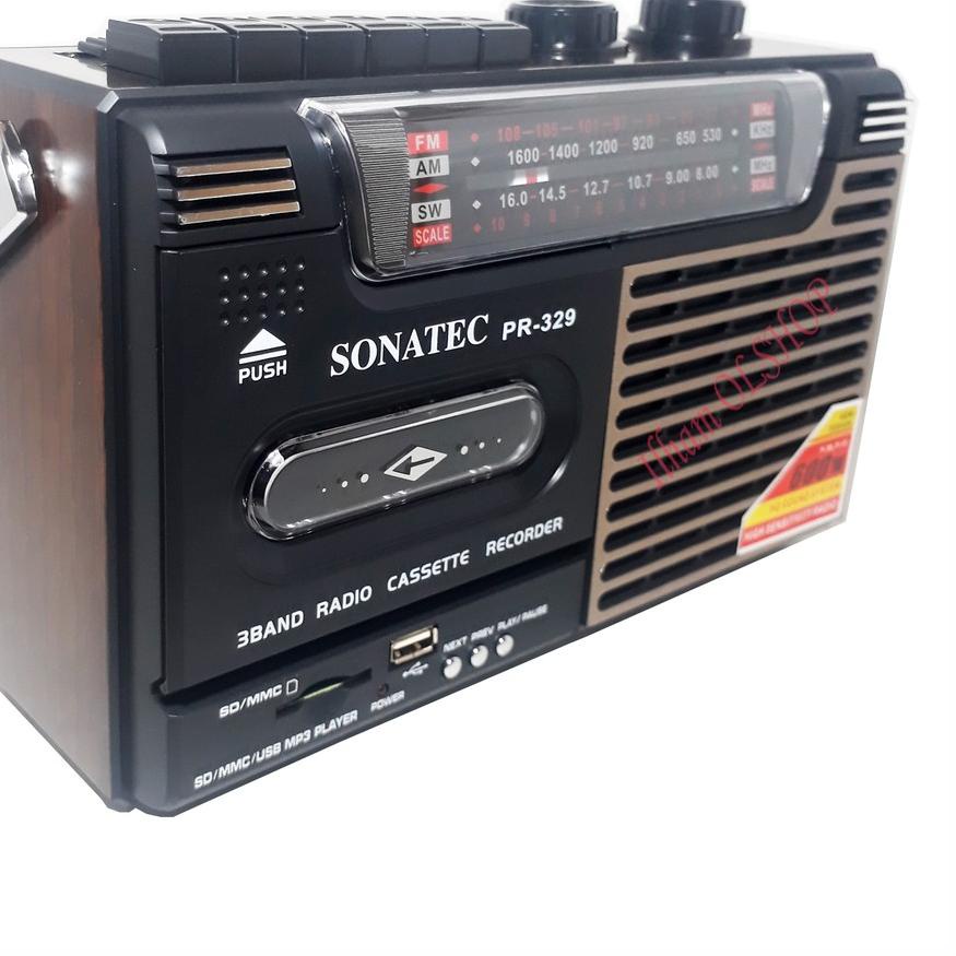 SALE✅Radio Kaset Sonatec PR-329 USB SD Card AM-FM Portable Radio|SQ2