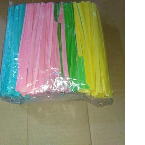 

limited STOCK!Mie lidi gepeng (pipih) rainbow, warna warni kemasan 1kg perbungkus|KD2