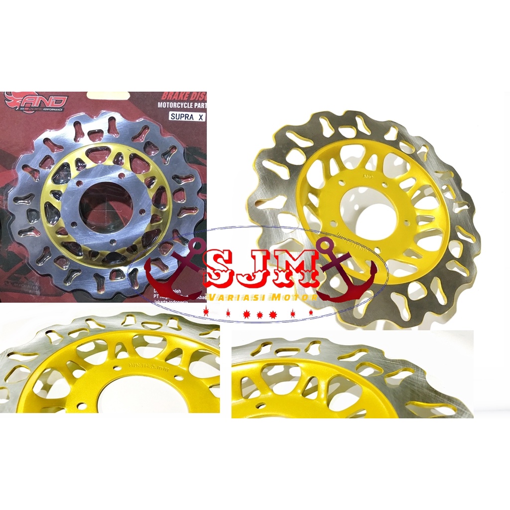 CAKRAM DEPAN SUPRA KARISMA REVO 100CC SUPRA FIT NEW SUPRA FIT LAMA SUPRA 125DD SUPRA 125 KARBU MOTIF DAYTONA BAUT 4 BAUT 5 CEKUNG