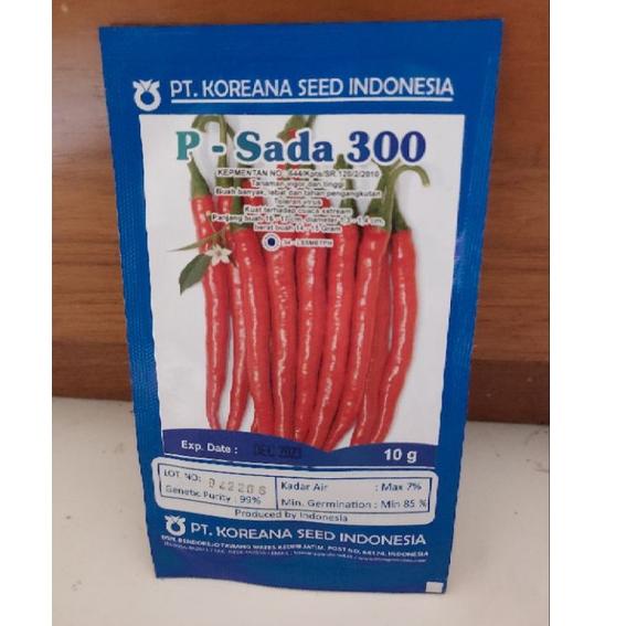 (Kode(W63S)㊛) Benih Cabai P-SADA 300 10g bisa cod