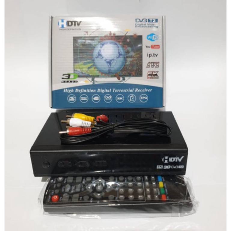 Set top box tv digital dvbt2 stb receiver tv digital NEW VERSION YOUTUBE TIKTOK (DONGLE NOT INCLUDE)