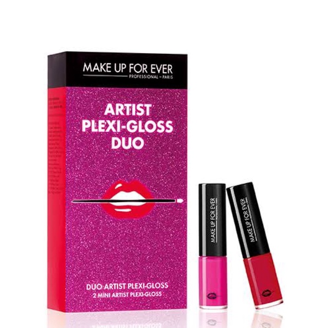 Make Up For Ever Artist Plexi Gloss Duo Mini Artist || 100%ORIGINAL
