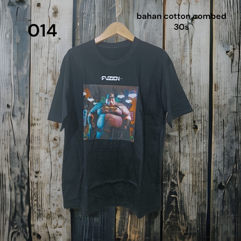 baju polos gambar DTF bahan cotton combed 24s unisex kode 014