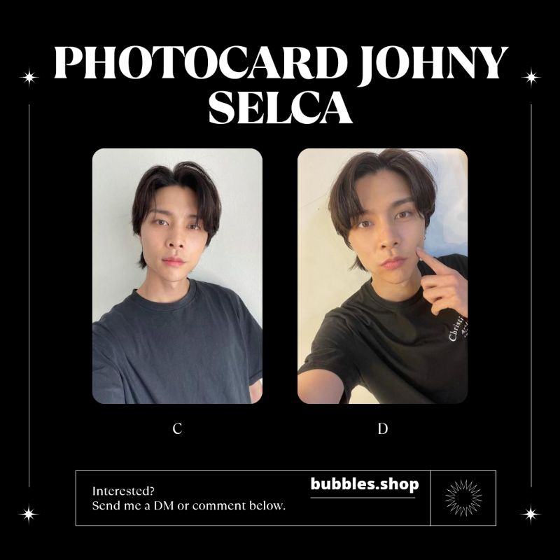 PHOTOCARD UNOFFICIAL JOHNY NCT SELCA