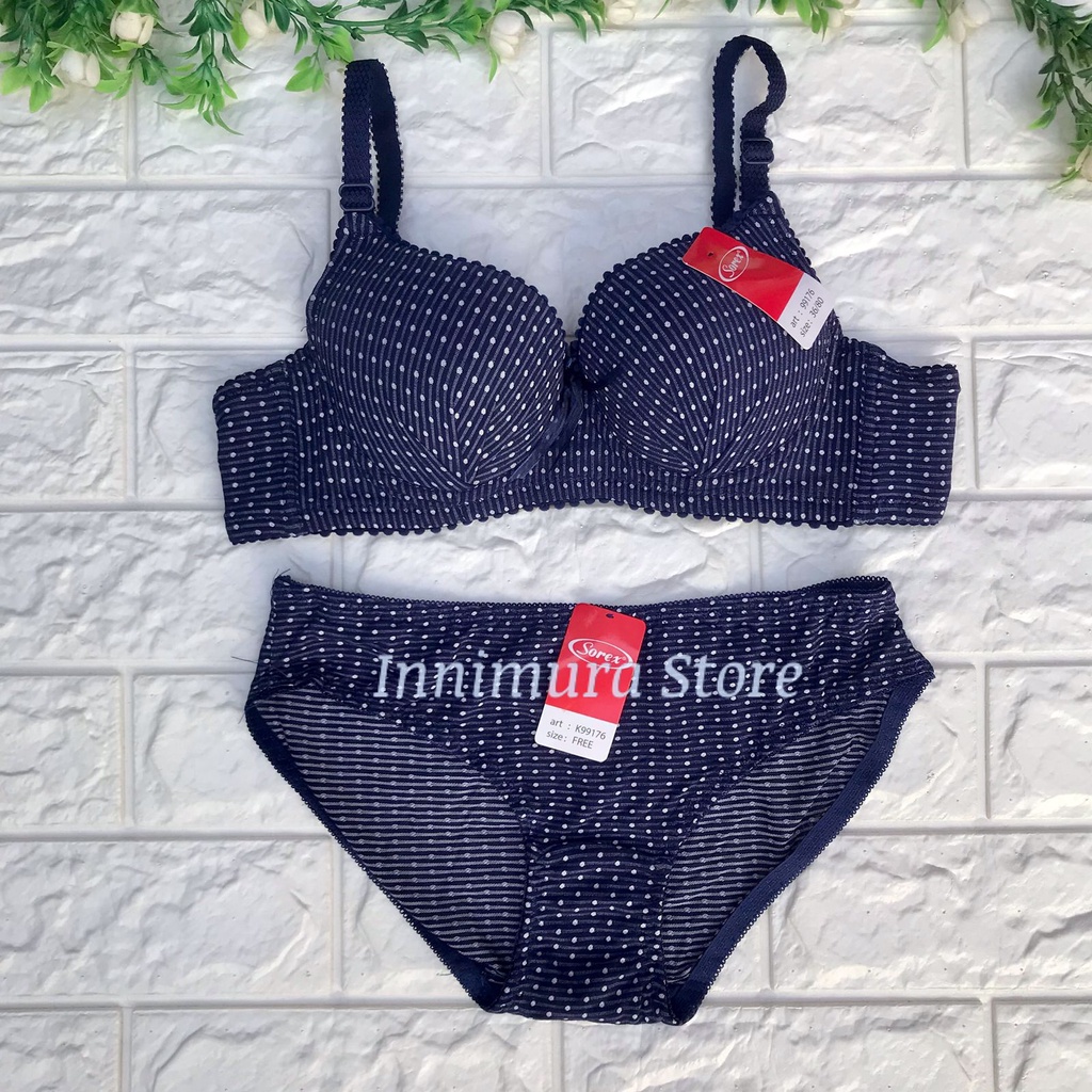 Bra Set BH + CD Wanita Dewasa Sorex K99176