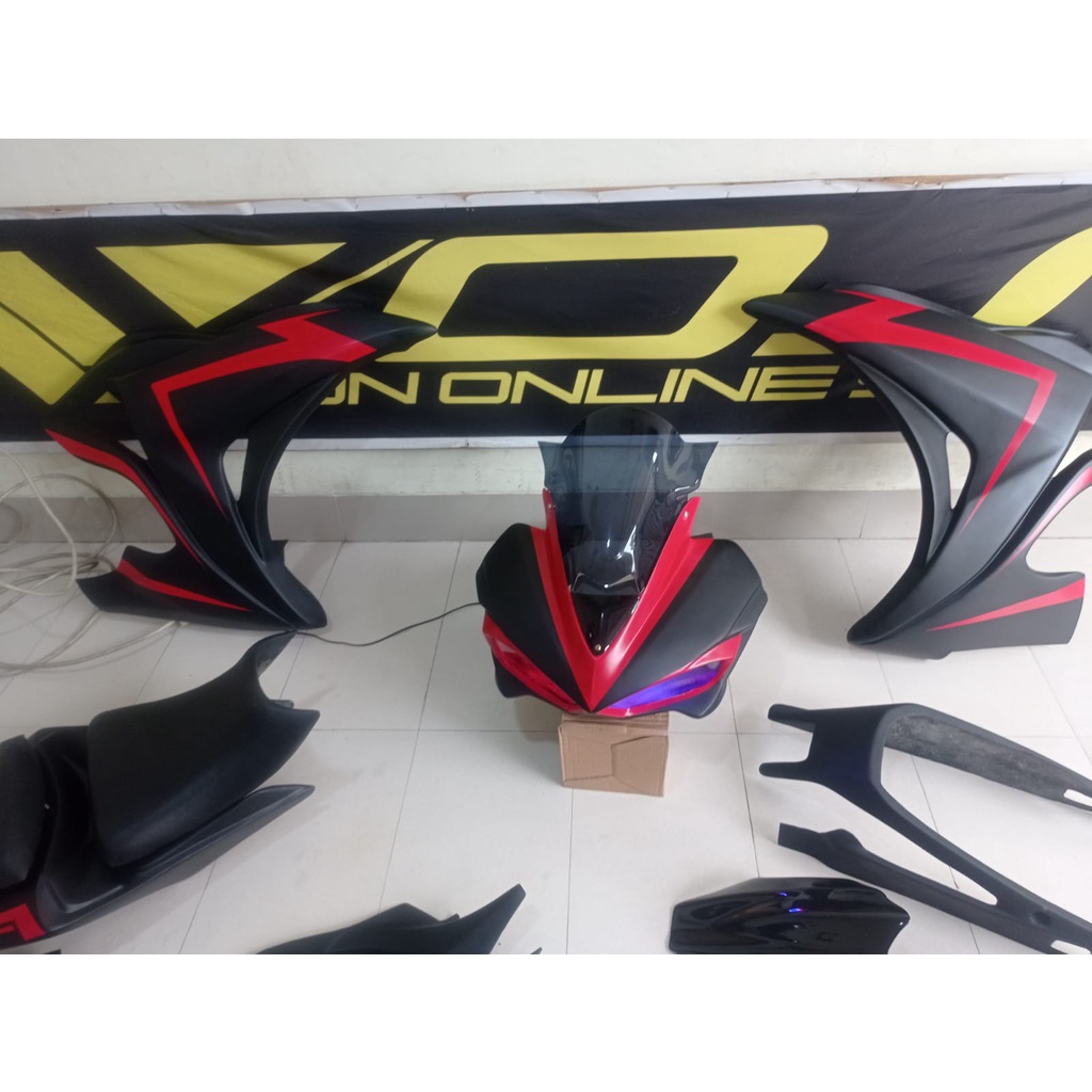 FULL FAIRING MODEL R25 ELEGAN MIRIP BANGET R 25 ASLI UNTUK VIXION R VIXION 2017 SAMPAI 2022 PNP