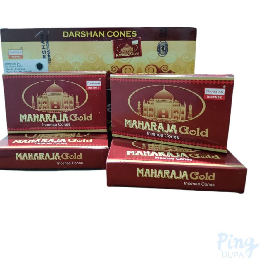 ⇧ Dupa Hio Maharaja Gold Cone Tumpeng by Maharaja Darshan India ㄼ