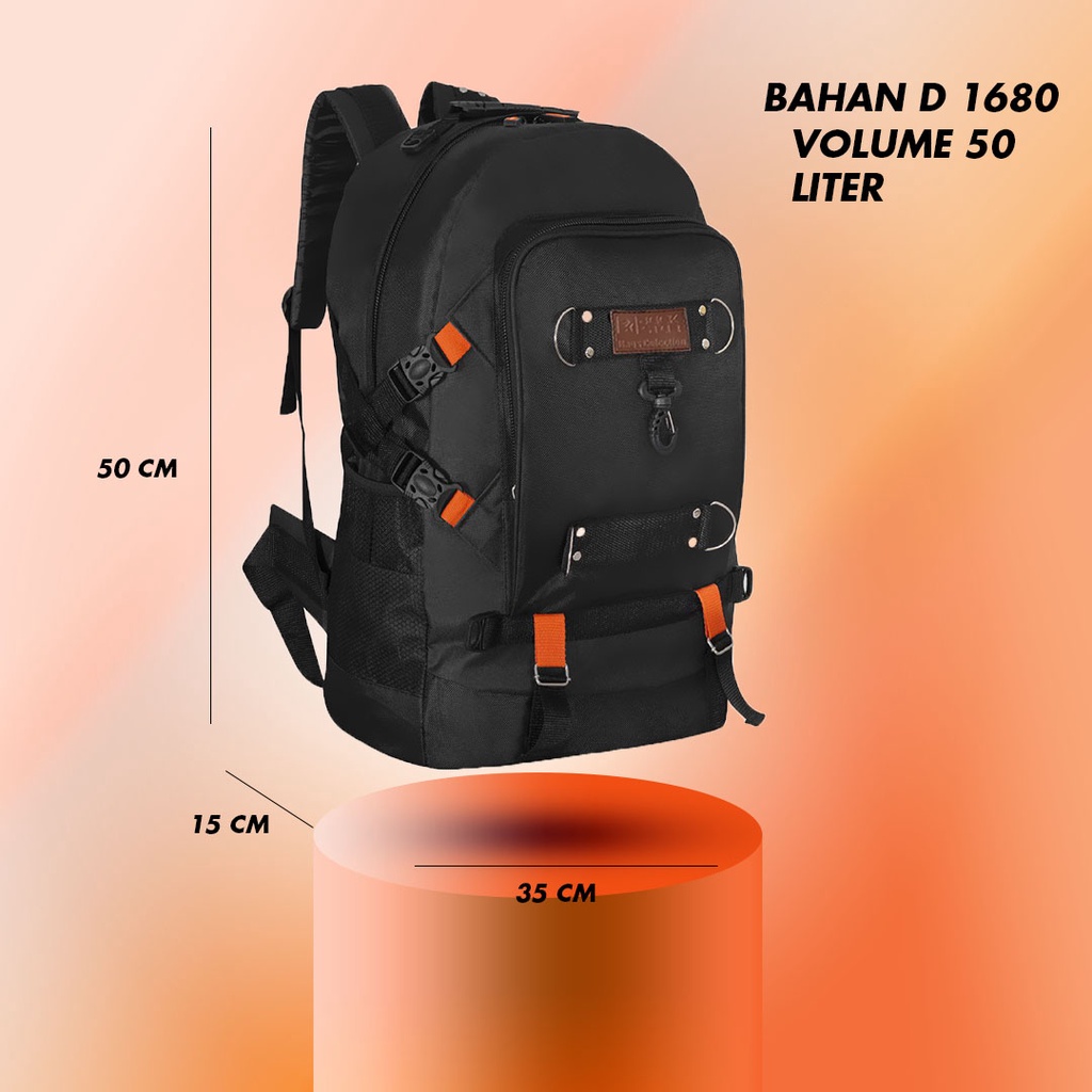 Tas Ransel Jumbo 50 Liter Tas Sekolah Jumbo Tas  Backpack Outdoor Tas Travelling Jumbo Tas Gunung Outdoor