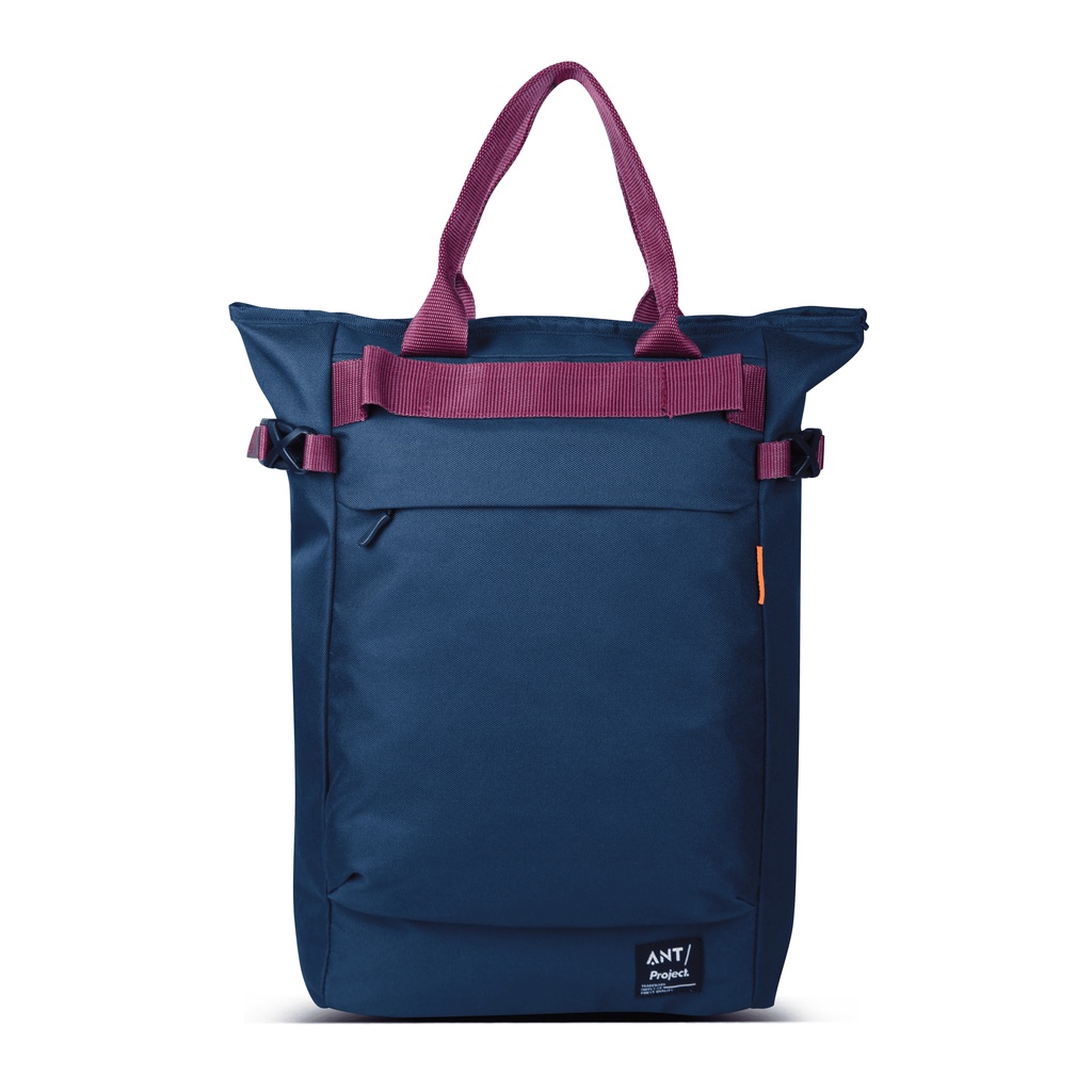 ANT PROJECT - Ransel Pria MOBIUS 2 in 1Navy Blue  - Backpack Pria 2 Mode Tote Bag