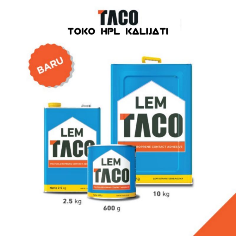 

Lem Kuning TACO 600 gram / Lem HPL