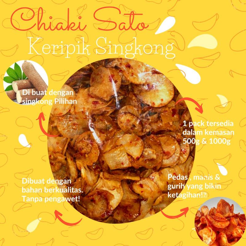 

Keripik Singkong Pedas Manis