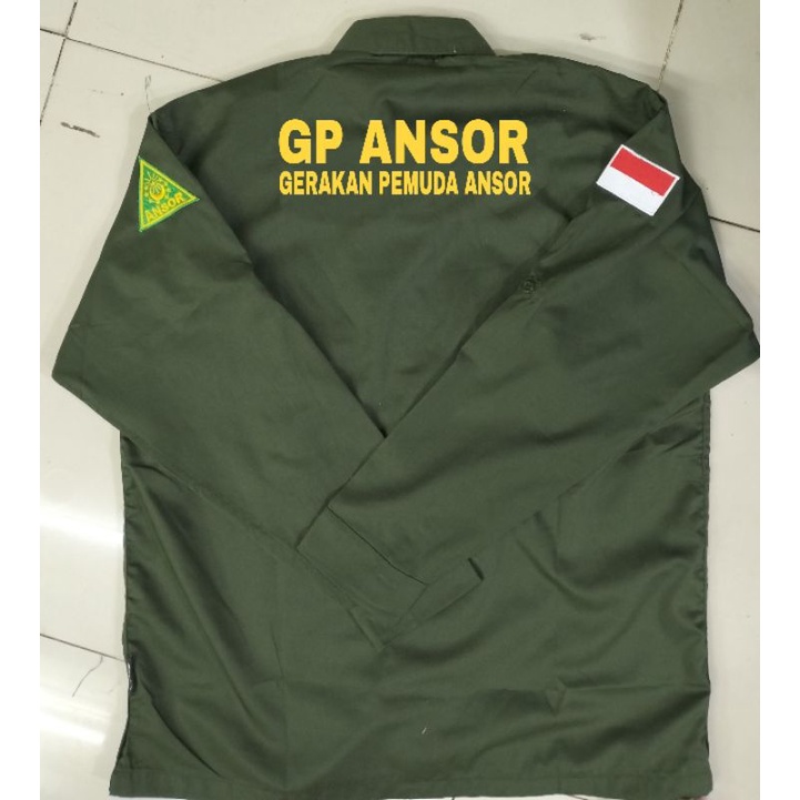 Kemeja Ansor baju Ansor seragam Ansor Pdh Ansor Pdl Ansor kemeja kerja Ansor baju kerja Ansor