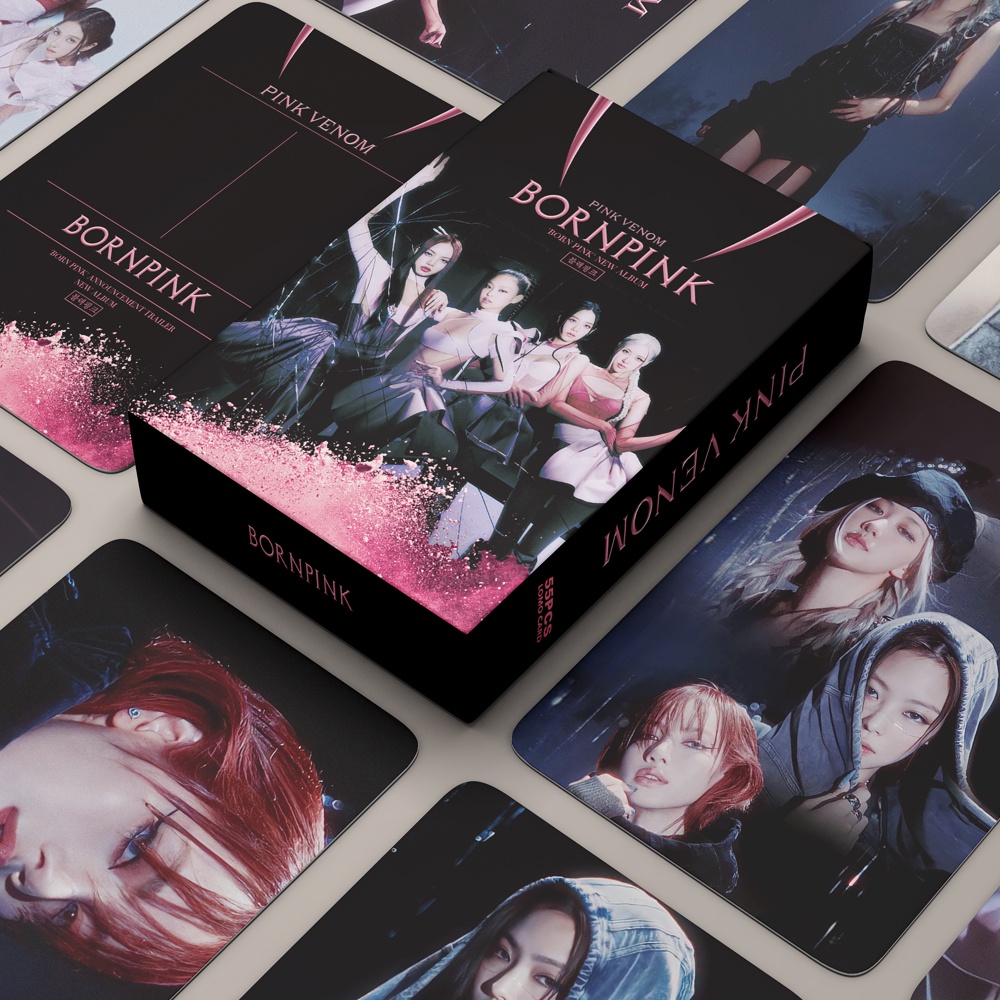 [kstuffind] BLACKPINK BORN PINK PHOTOCARD LOMO CARD PHOTO KARTU FOTO PC BLINK BP MURAH 54 PCS 54PCS