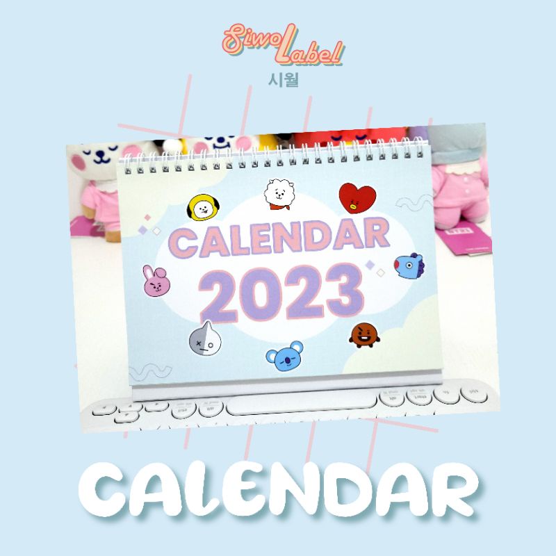 

Kalender Meja / Duduk 2023 BT21 | BTS