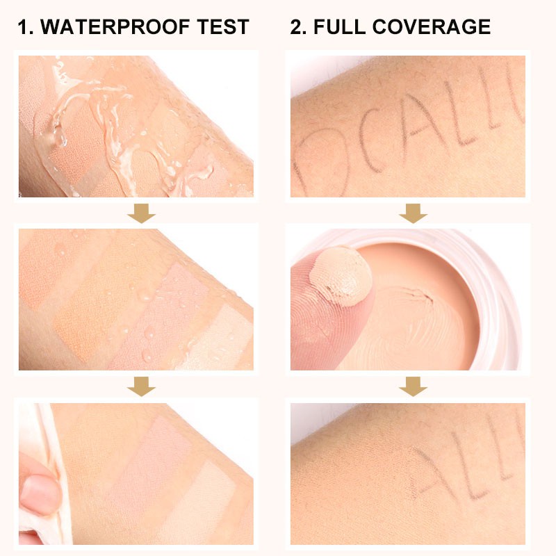 Alat Rias Premium FA58 FOCALLURE Cream Concealer Full coverage Long-lastingMake Up Alat Kosmetik Aksesoris