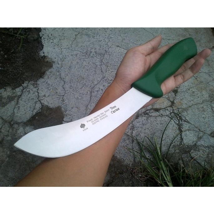 Skinning knife pisau herder cap garpu 7" original solingen germany