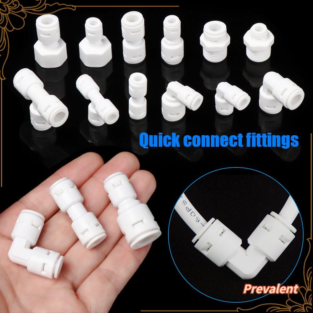 PREVA 1pcs Hose Tube Connector Plastic Reverse Osmosis Water Purifier Accessories Hose Connection