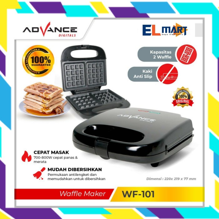 Advance WF101 Waffle Maker Cetakan Waffle Pancake Listrik