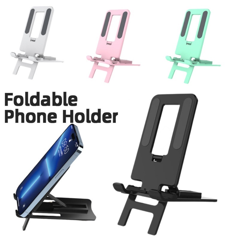 Stand Handphone Lipat Aksesoris Ponsel Holder Handphone Portable Kreatif Braket Holder Handphone Lipat Untuk iPad iPhone Samsung Universal