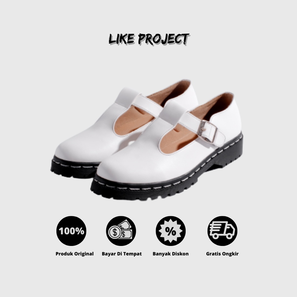 Xcloud x LikeProject Sepatu Casual Wanita KINARA White