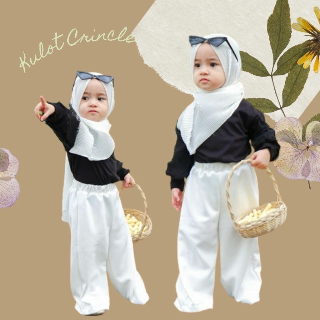 Kulot Anak Crinkle Airflow BALITA 3-6 TAHUN