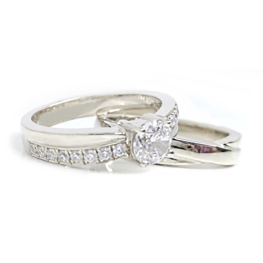 Cincin Tunangan Couple Perak Asli Gratis Ukir Nama A9