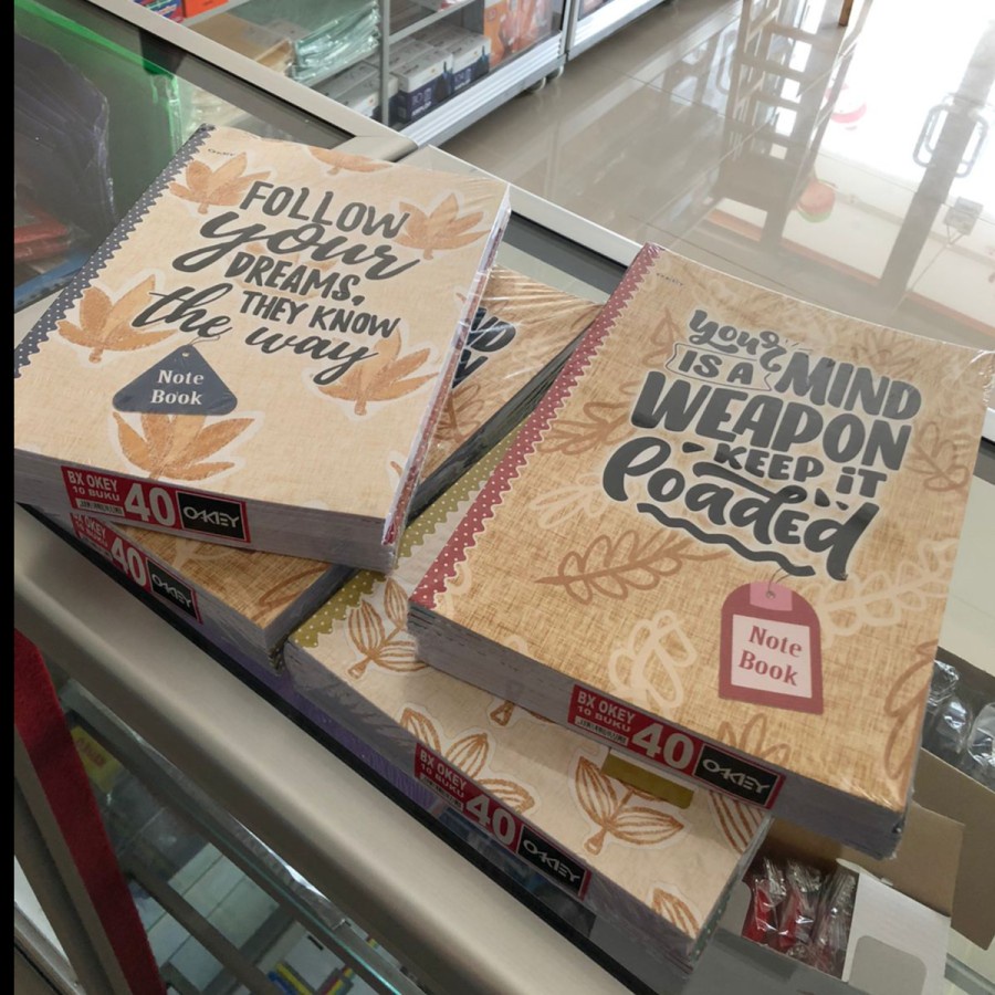 

BUKU TULIS OAKEY BOXY NOTE BOOK - BIG JOURNEY