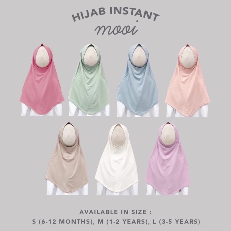 Mooi Hijab Instant Big/Hijab Anak - MOOI IED COLLECTION