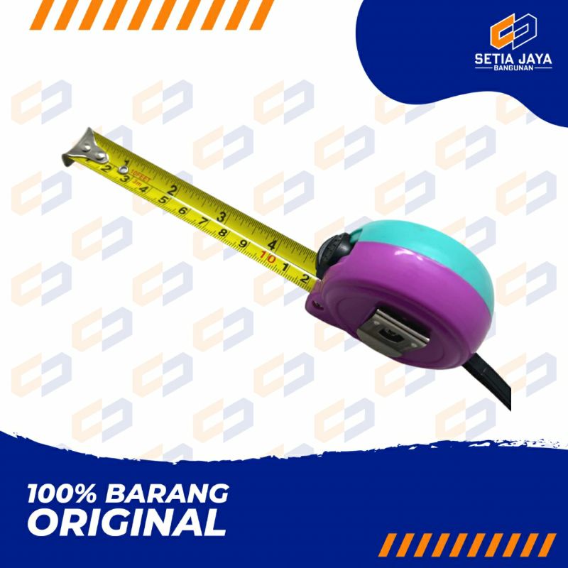 Meteran Tukang / Bangunan / Kuli Camel 3 / 5 / 7.5 Meter Auto Stop