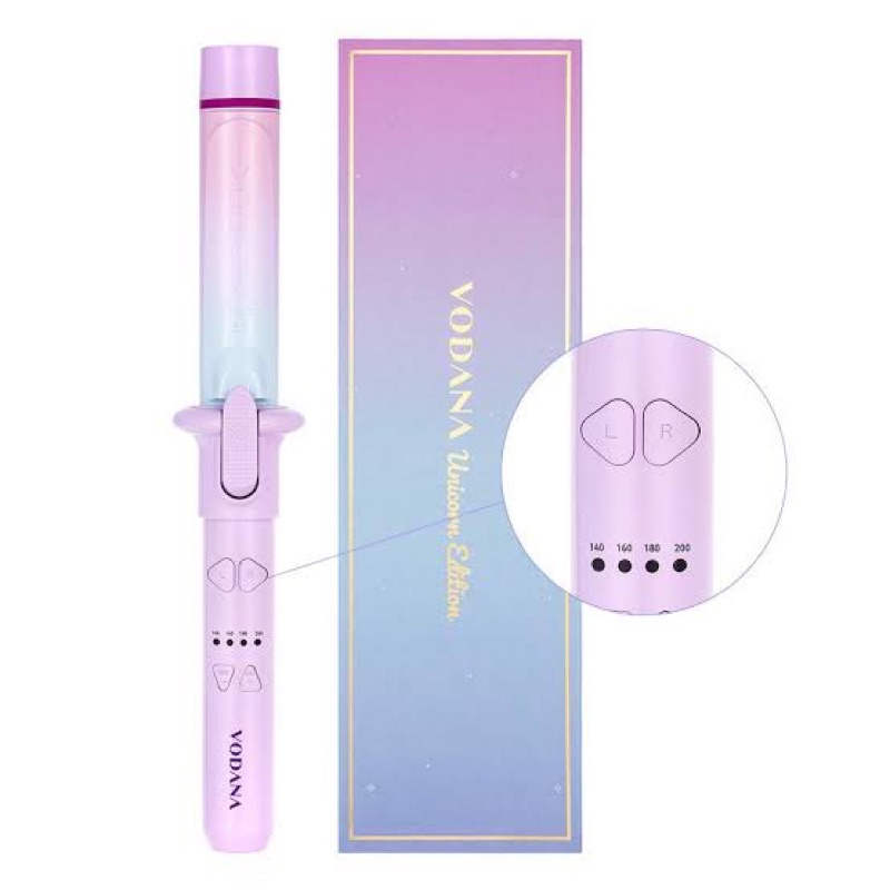 vodana curling iron unicorn edition