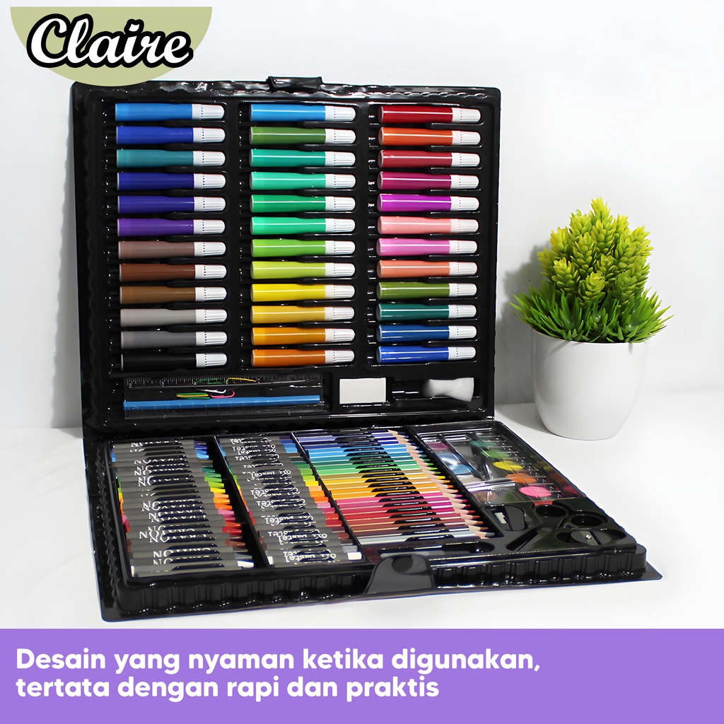 Art Set 150pcs / Alat Menggambar Mewarnai Dan Melukis Isi 150 pcs Untuk Anak-Anak