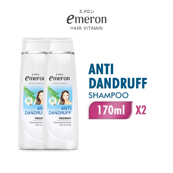 Emeron Shampoo Dandruff Control Botol 170ml x2