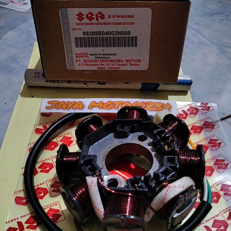 Spul Assy + fullser Suzuki satria 2 Tak hiu lumba 6 5 speed ori SGP sesuai foto
