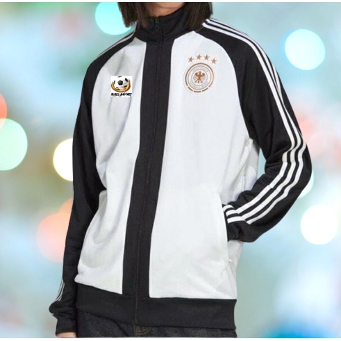 Jaket Bola Anthem Jermann Home Putih Training Tracksuit 2022 2023 Import