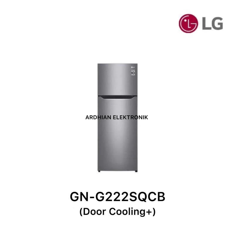 KULKAS LG GN G222SQCB DOOR COOLING + 2 Pintu 225 Liter SMART INVERTER LOW WATT
