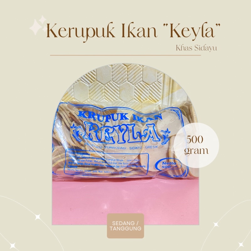 

Kerupuk Ikan (Sedang) 500 gram