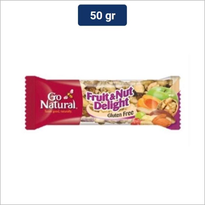 

Go natural fruit nut gluten free 50gr