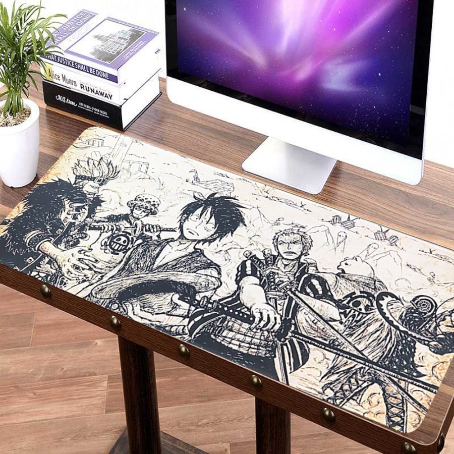 Trend-Mousepad XL Mouse pad Gaming One Piece XL Desk Mat 30 x 80 cm