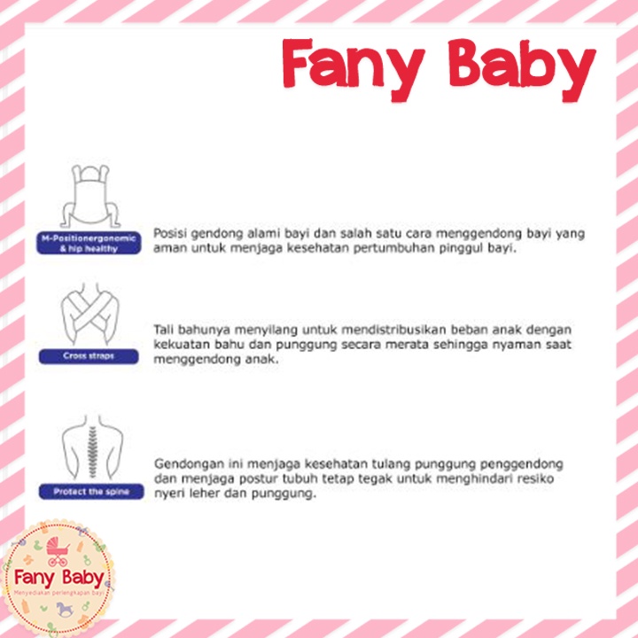 BABY SAFE M SHAPE CARRIER BC010 / GENDONGAN BAYI