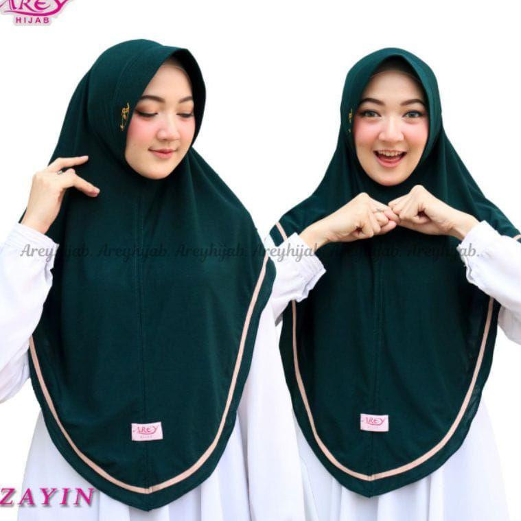 "PDA.21De22ᴳ" Jilbab Khimar Bergo Simple Zayyin Ori Arey Hijab