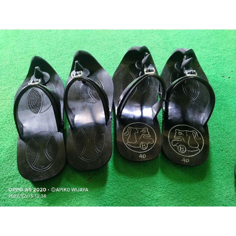 Sandal pria viral kekinian sandal Aladin karet original bandol Banyumas