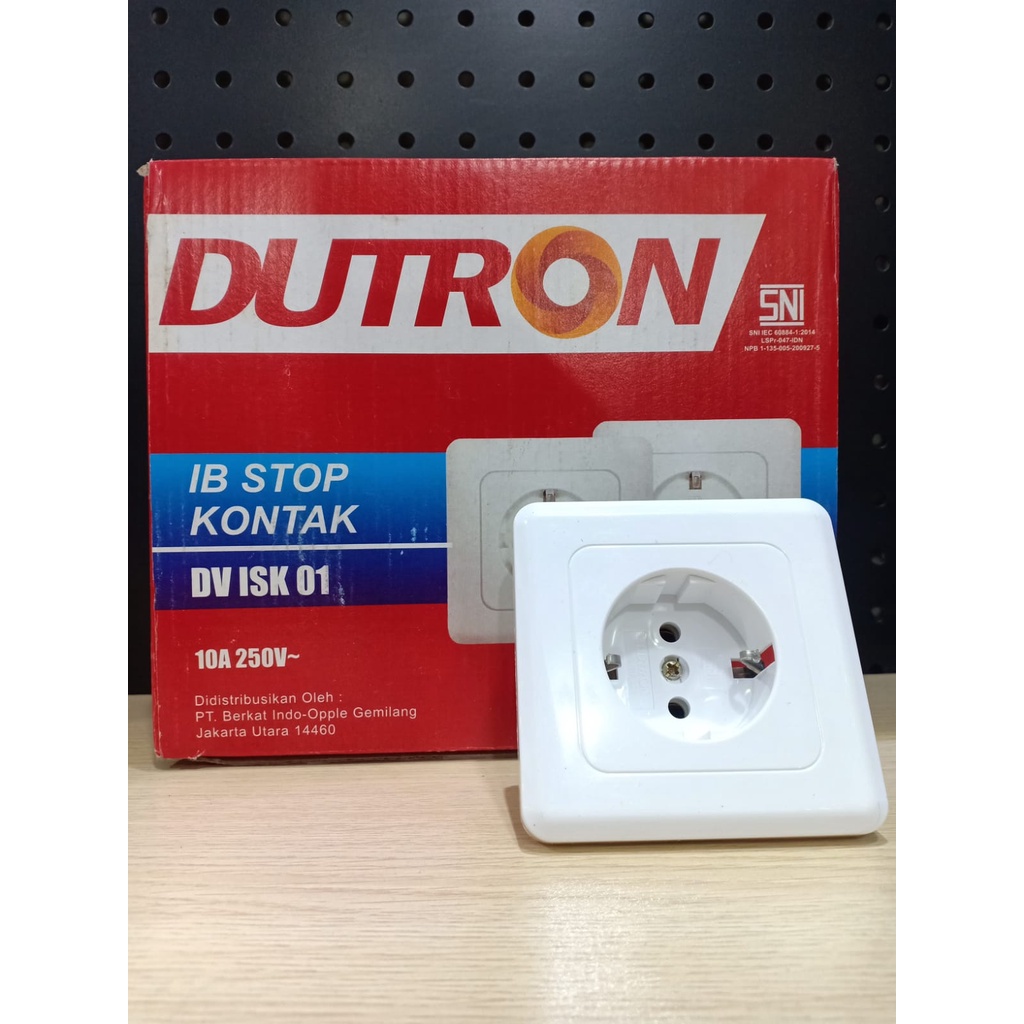 Dutron DV ISK 01 Stop Kontak IB Stop Kontak Inbow - SATUAN -