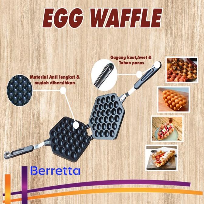 Cetakan Waffle - Waffle Maker - Egg Waffle - Cetakan Kue