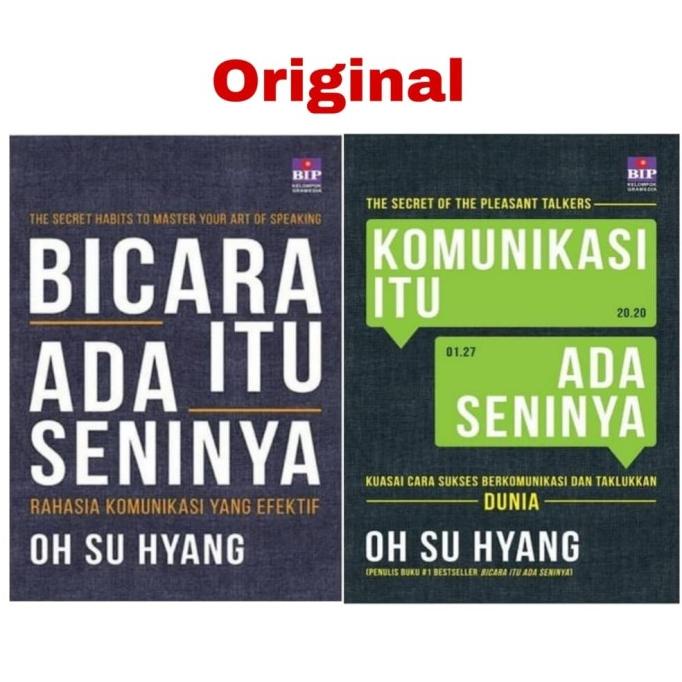 

Buku Bicara Itu Ada Seninya & Komunikasi Ada itu Seninya Oh Su Hyang