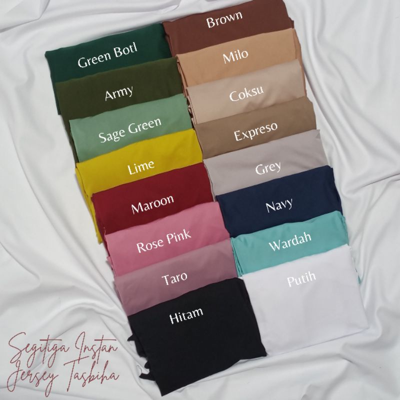 RH || Segitiga Instan Jersey Tasbiha