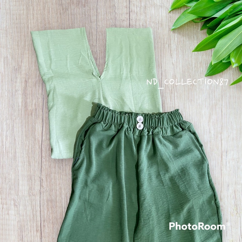 ONE SET NAGITA DRESS MATT CRINKLE AIR FLOW BEST SELLER
