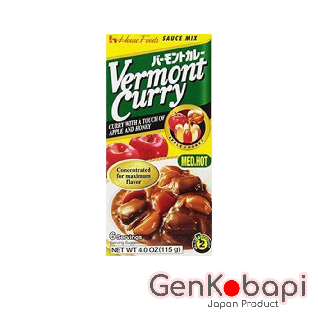 

HOUSE VERMONT CURRY MED-HOT 115GR