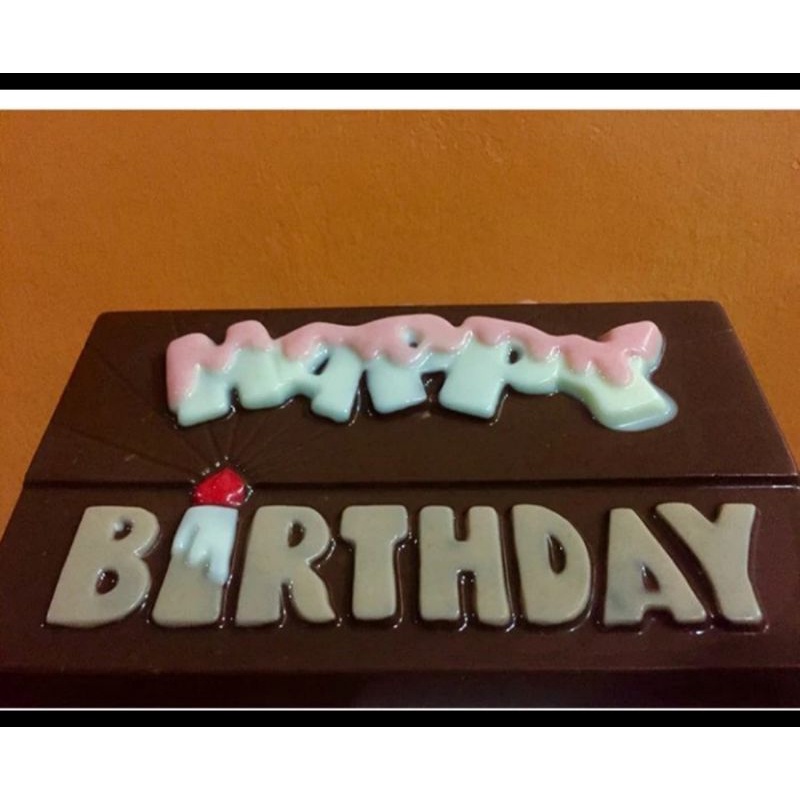 

coklat bar happy birthday/cokelat gift